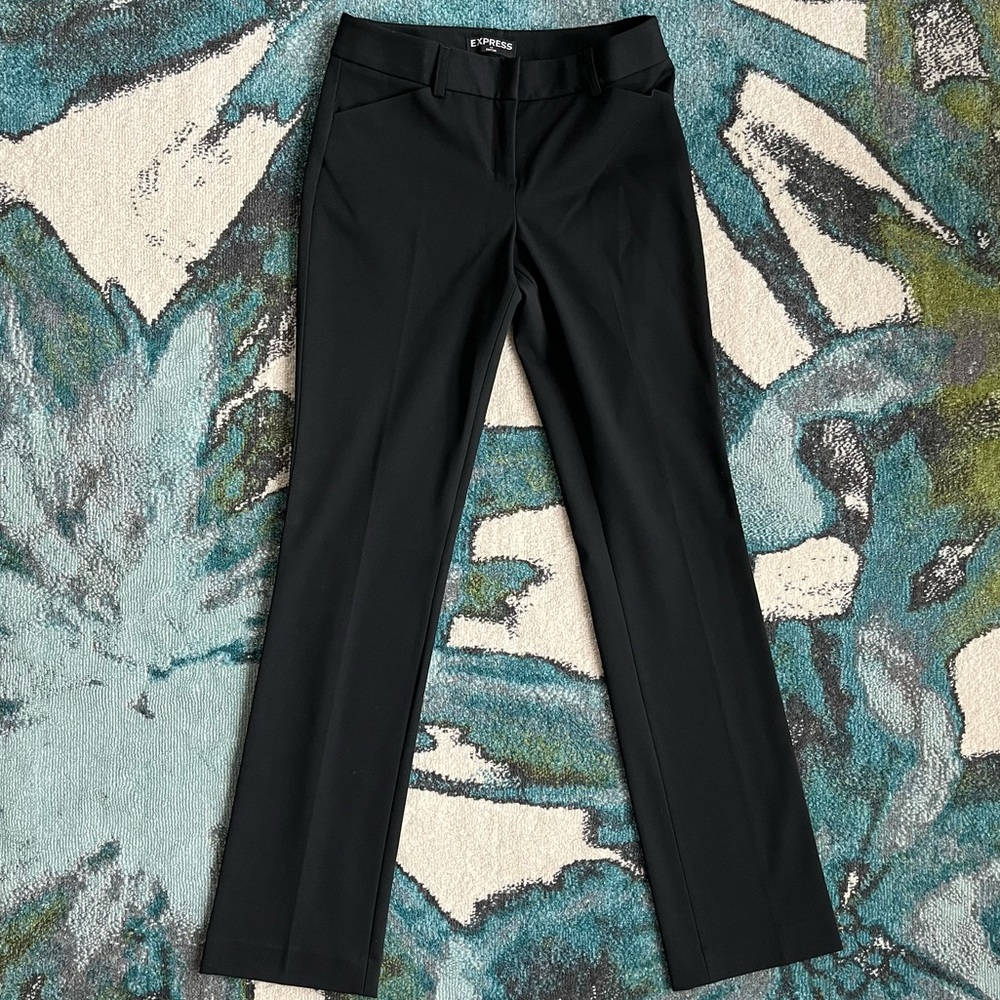 Express Editor black work pants slacks 00R